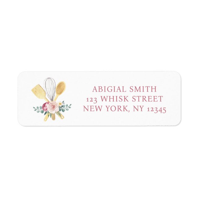 SOON TO BE WHISKED AWAY BRIDAL SHOWER LABEL (Front)
