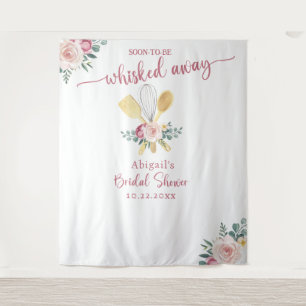SOON TO BE WHISKED AWAY BRIDAL SHOWER TAPESTRY