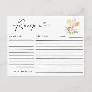 SOON TO BE WHISKED AWAY Recipe Card