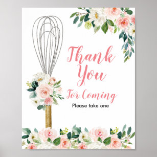 Soon to be Whisked Bridal Thank you for coming Poster