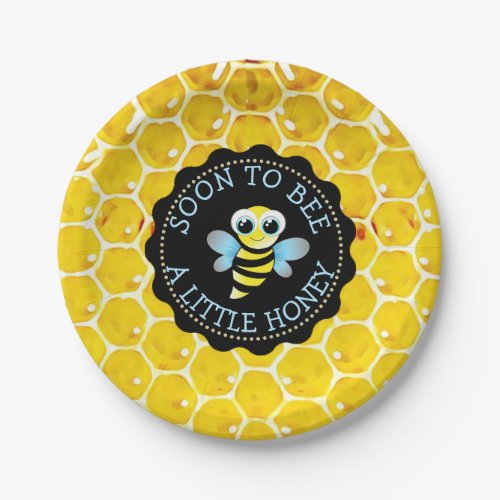 SOON TO BEE  Baby Shower Bumble Paper Plates