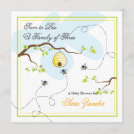 Soon to Bee Baby Shower Invitation