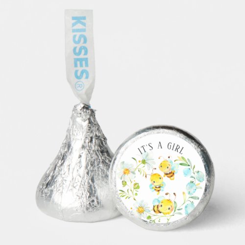 Soon to Bee Family of 3 Bee It a Girl  Hersheys Kisses