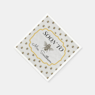 Soon To "BEE" napkins
