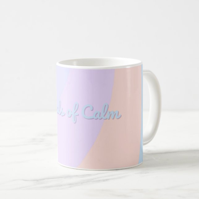 "Soothe Your Mind - Petals of Calm Mug | ASMR Insp (Front Right)