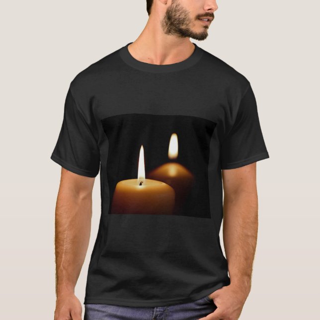 Soothing Candle Flames Art Tee (Front)