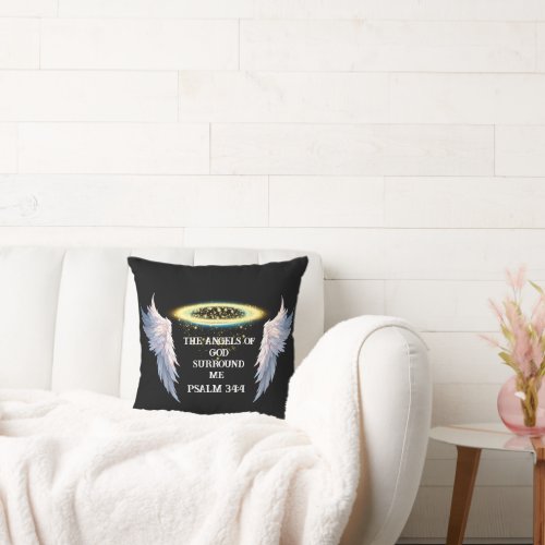 Soothing Christian Faith Inspirational Message Throw Pillow
