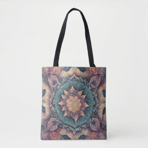 Soothing Colored Mandala  Tote Bag