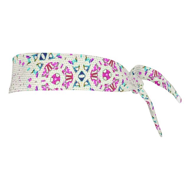 *~* Soothing Healing Energy Pink Sweetness Tie Headband (Rotate 90)