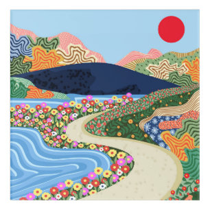 Soothing Horizon Acrylic Print