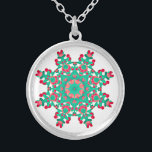 *~* Soothing Mandala -Healing Energy via Anna Rosa Silver Plated Necklace<br><div class="desc">JEWELRY WITH INTENTION (R) As a professional distance spiritual energy healer since 2001, I, Anna Rosa, have learned, developed and utilized the power of energy healing intention. All my JEWELRY WITH INTENTION (R) carries the healing energy of positive manifestation. This sterling silver healing energy mandala necklace is ready to receive...</div>
