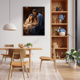 Soothing Nativity Representation Poster