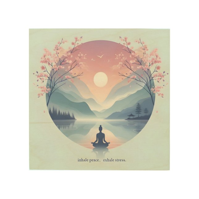 Soothing Nature Meditation Art (Front)