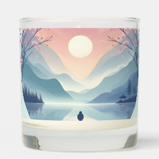 Soothing Nature Meditation Art Scented Candle