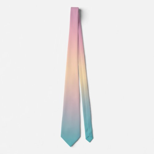 Soothing Ombre Gradient Neck Tie