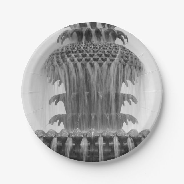 Soothing Pineapple Paper Plates (Front)