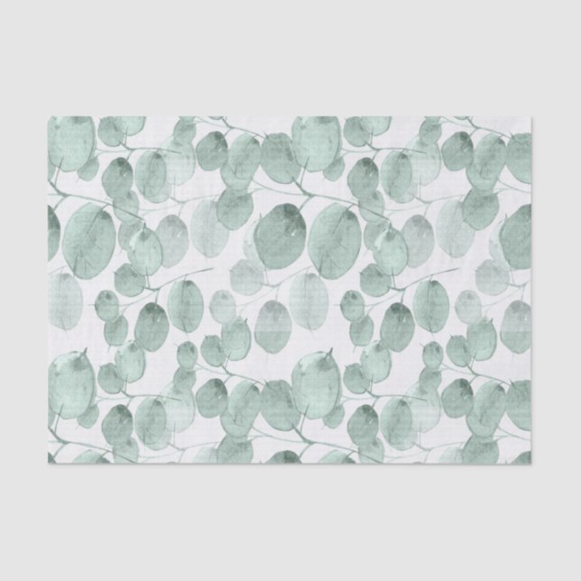 Soothing Sage Leaves Tissue Paper (Front)