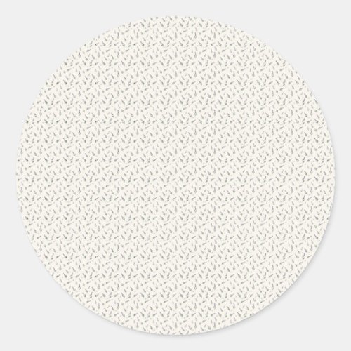 Soothing Watercolor Lavender and Winter Berry Classic Round Sticker