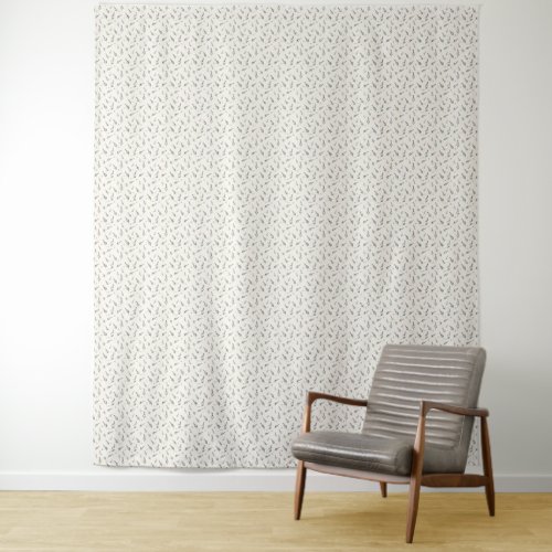 Soothing Watercolor Lavender and Winter Berry Tapestry
