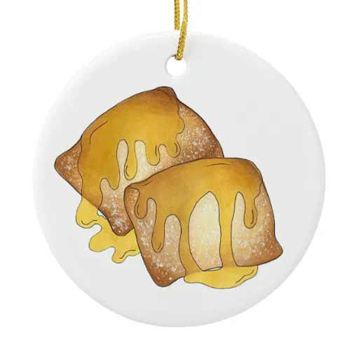 Sopaipilla Sopapilla Cachanga Sopaipa Fried Pastry Ceramic Ornament