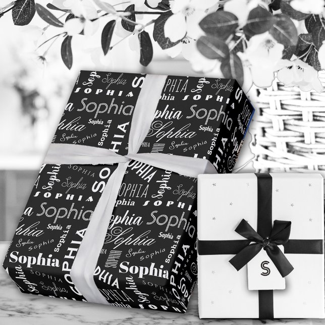 Sophia Custom Name  Wrapping Paper (Creator Uploaded)