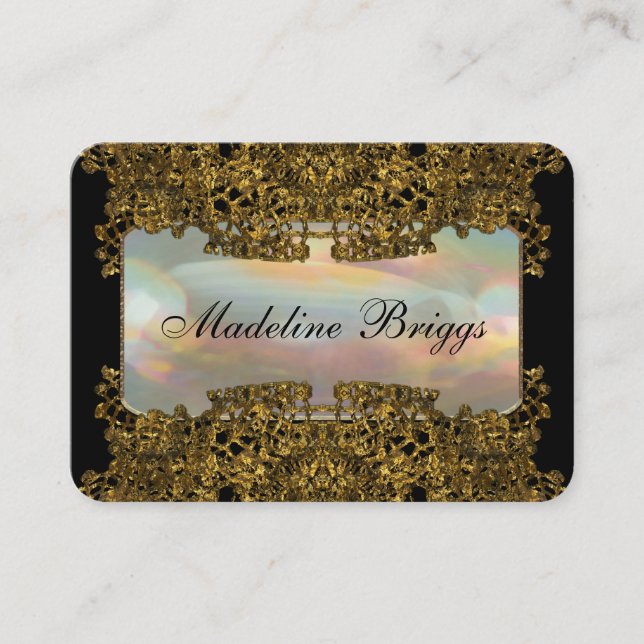 Sophia Dayle Rounded Elegant Professional Business Card (Front)