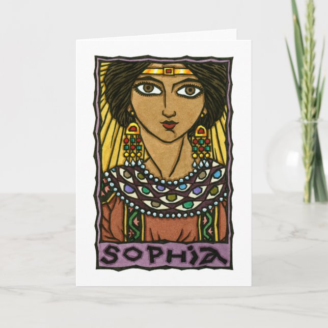 Sophia Greeting Card (Front)