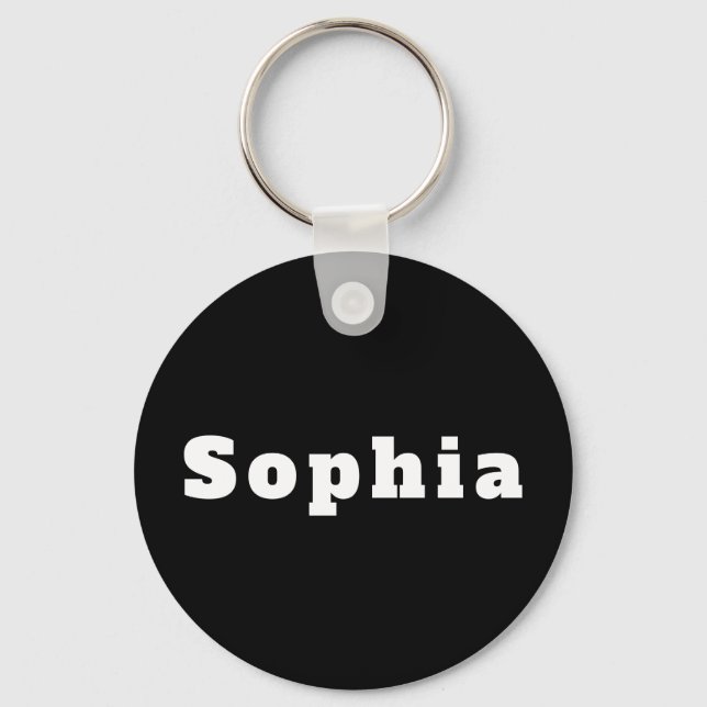Sophia Keychain (Front)