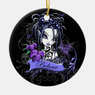 "Sophia Lilly" Believe Fairy Art Ornament