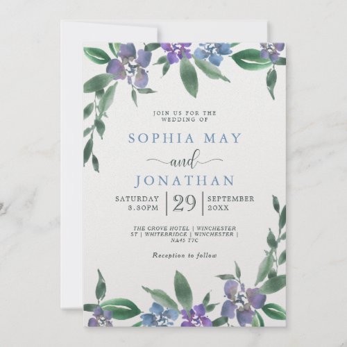Sophia May country rustic summer wedding Holiday Card