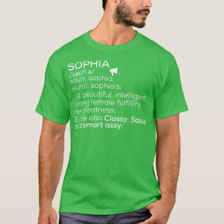 Sophia Name Definition Sophia Female Name 1 T-Shirt