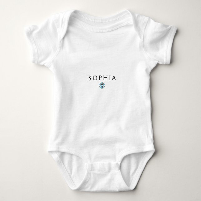SOPHIA ONE PIECES BABY BODYSUIT (Front)