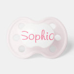 Sophia Personalized Name Pacifier at Zazzle