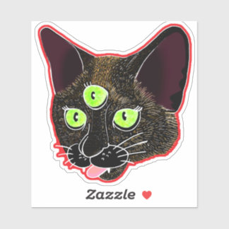 Sophia the Psychic Kitty Sticker