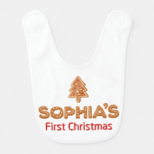 Sophia's First Christmas Gingerbread Personalized