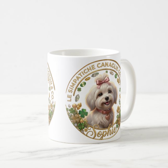 Sophie Bianca Mug - Coton Detectives (Front Right)
