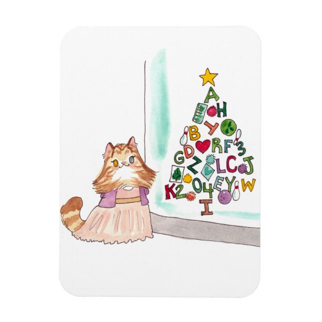 Sophie Christmas magnet (Vertical)