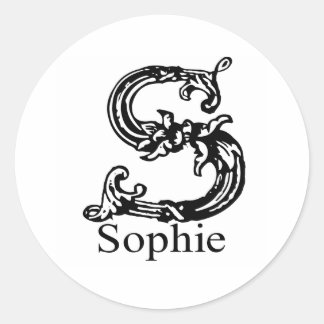 Sophie Classic Round Sticker