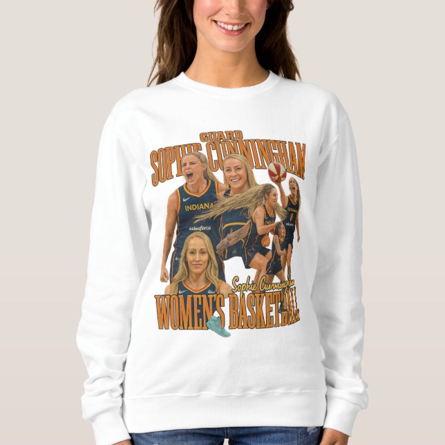 Sophie Cunningham Indiana Fever Basketball Fan  Sweatshirt (Front)