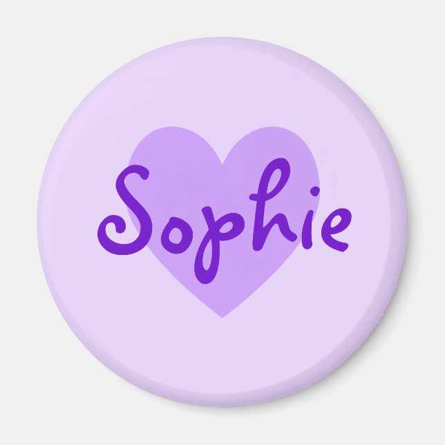 Sophie in Purple Magnet (Front)