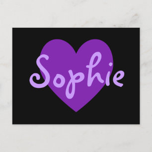 Sophie in Purple Postcard