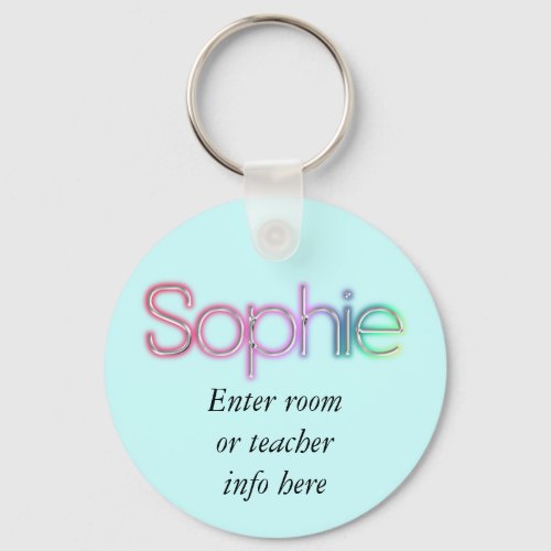 Sophie Name tag Key Chain