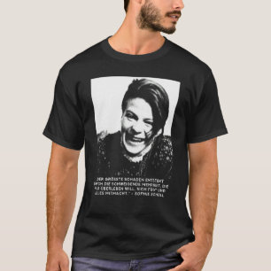 Sophie Scholl Freidenker For Peace And Freedom T-Shirt