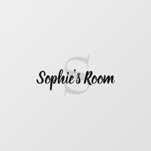 Sophie's Room Wall Decal - customizable
