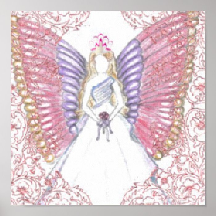 Sophisticated Angelic Sweet 16 Pastels Poster