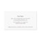 Sophisticated Attorney Off White Business Card