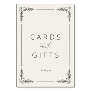 Sophisticated Beige Minimalist Gratitude Card