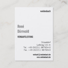 Sophisticated big business card
