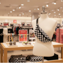 Sophisticated Black and White Checkered Pattern