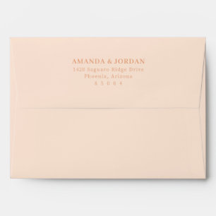 Sophisticated Black Gold Typographic Envelope